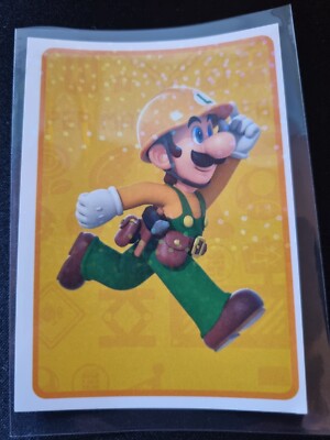 Panini Super Mario Playtime 2023 Sticker Luigi Pixel Parallel #87