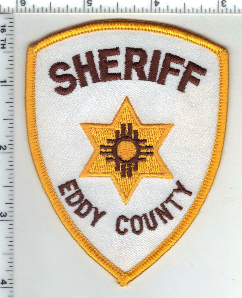 EDDY COUNTY sheriff セカンドパッチ　メーカーホールマーク付 EDDY COUNTY sheriff セカンドパッチ メーカーホールマーク付