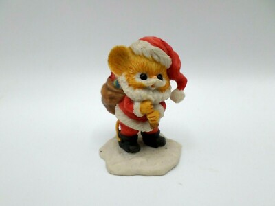 Santa Shopmouse Enesco 1985 Christmas Decoration