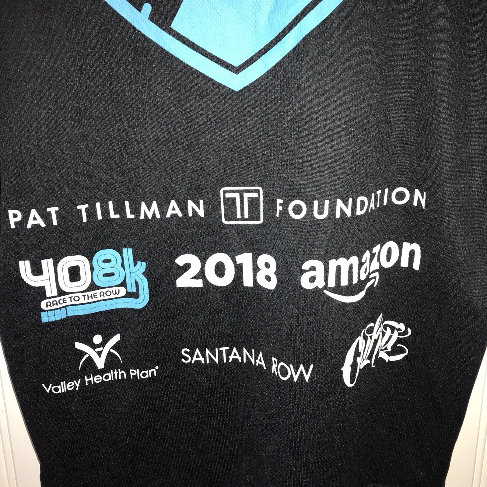 FILA T shirt RUN 408 2018 San Jose Race To The Row vestibilità asciutta taglia media