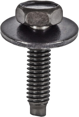AMZ Clips And Fasteners 50 M4-.7 x 16mm Hex Head Sems Body Bolt with Dog Point