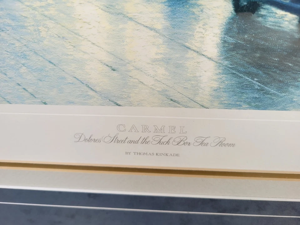 Thomas Kinkade, Carmel Dolores Street & The Tuck Box Tea Room 258/980 S/N LARGE - Изображение 3 из 4