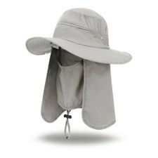 Hommes Pêche Casquette Chapeau Visage Protection Long Cou Housse Rabat Sun Plein