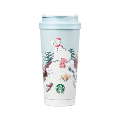 Starbucks Korea SS Holiday Friends Elma Tumbler 473ml 2024 Christmas Limited MD