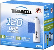 Thermacell Ricarica 120 Ore di Protezione Antizanzare - 10 Cartucce di Butano e