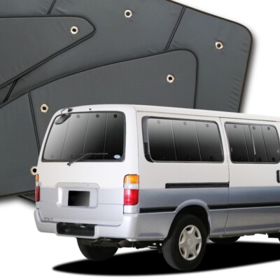 Toyota Hiace 100er Vorhang Sonnenschutz Sichtschutz Sonnenschutz für Hinten 0...