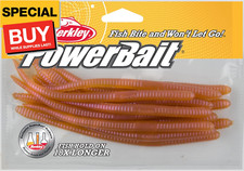 PowerBait Power Nightcrawler Natural, 6" (13 Count)