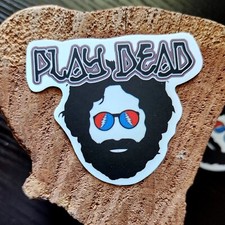 Grateful Dead & Co - 2 ¼” Jerry Garcia *Play Dead* Vinyl Stickers