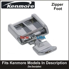 KENMORE Zipper Foot Fits All Kenmore Models With Snap On Feet See Description