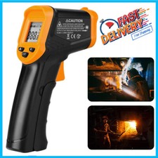 Digital Temperature Gun Laser Sensor Pizza BBQ IR Infrared Thermometer Food Oven