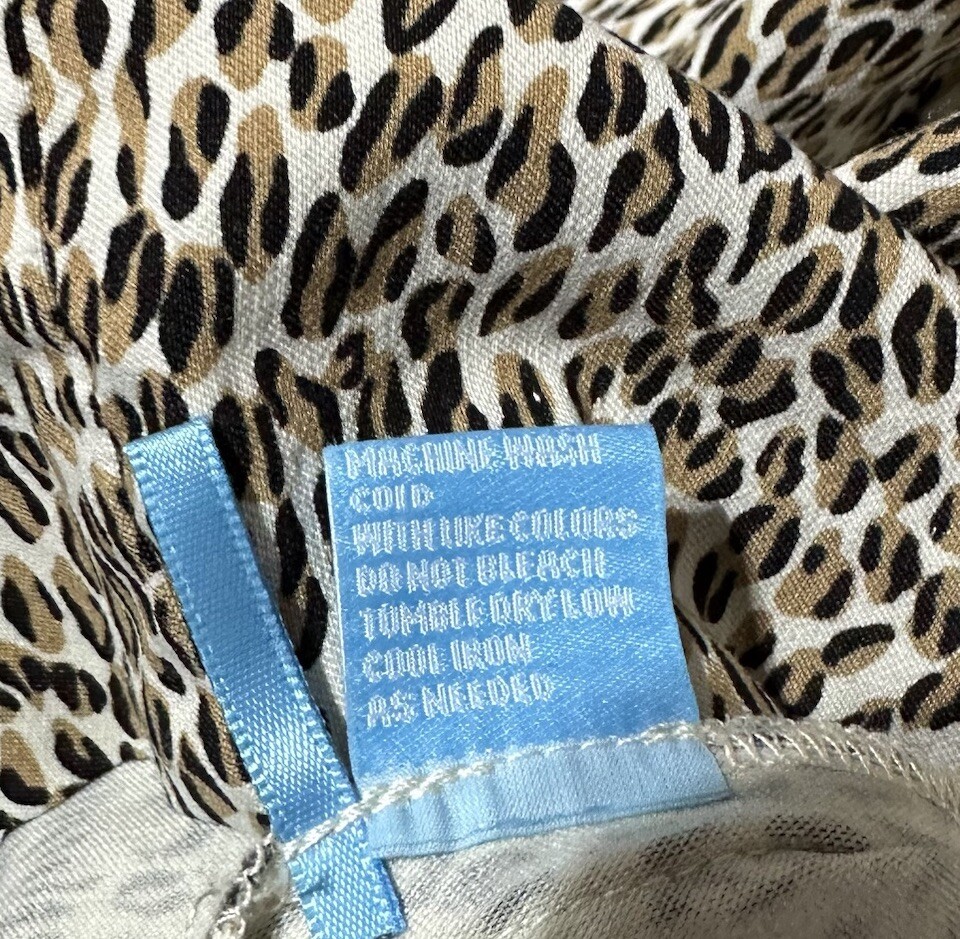 J. MCLAUGHLIN Stretch Leopard Print Side Pleats S… - image 7