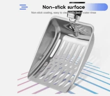 Stainless Steel Cat Litter Scoop,Metal Cat Litter Scoop,Kitty Metal Scooper +**