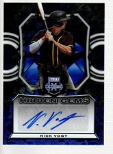 2023 Elite Extra Edition Hidden Gems Signatures #HG-NVG Nick Vogt