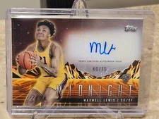 2023-24 Topps Midnight Maxwell Lewis Daybreak Rookie Horizon Auto /75 Lakers
