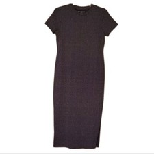 A Pea in the Pod Navy Short Sleeve Polka Dot Maternity Dress Size Small