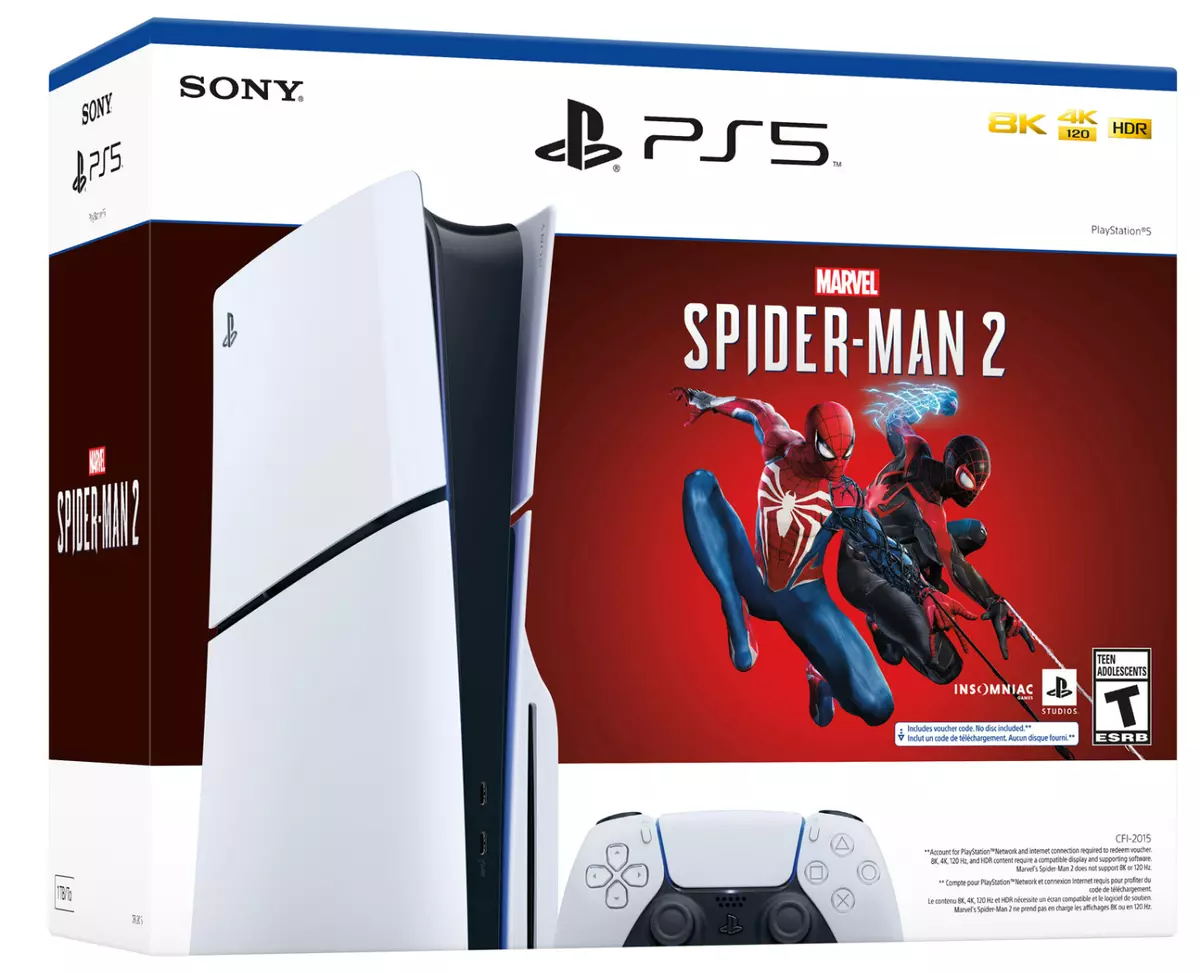 PS5 PlayStation 5 PS5 Console - Marvel's Spider-Man 2 Bundle 1TB