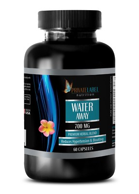 #ad WATER PILLS Natural Diuretic Fat Burner Pills High Blood Pressure 60 Capsules $21.99