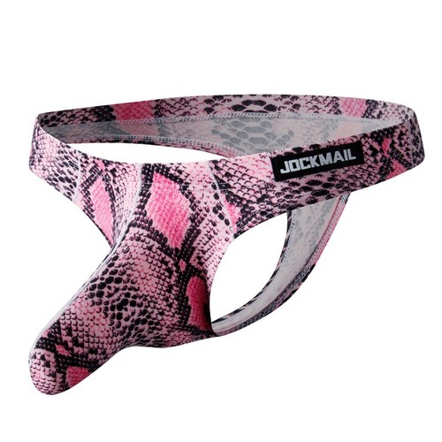 JOCKMAIL Men's Thong Sexy Elephant Nose Pouch Lingerie GString Bikini