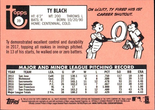 2018 Topps HERITAGE BASEBALL BASE RCs Stars ⚾ MLB CARDS⚾ YOU PICK FAVS #4 - #400 - Picture 62 of 464