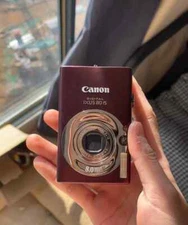 Canon Digital Camera IXUS 80 IS 8.0MP Brown SD card Battery Charger English