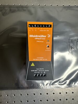 1pcs Weidmuller PRO MAX3 240W 24V 10A  1478180000 Switch power supply