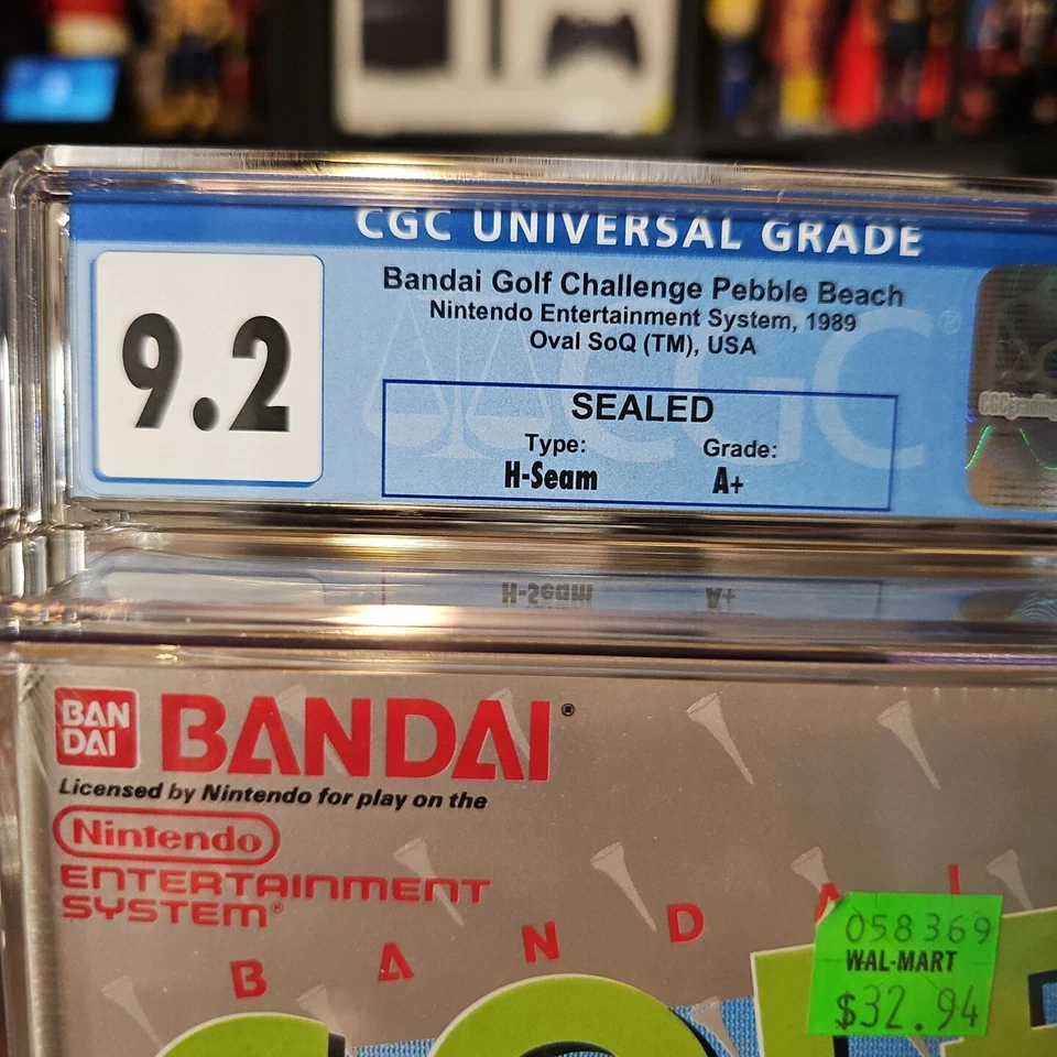 BANDAI Golf: Pebble Beach Challenge NEW Factory SEALED CGC 9.2 A+! - Image 2 of 3