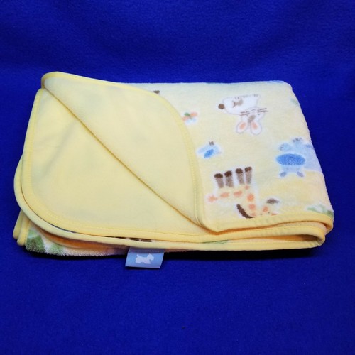 Northpoint Yellow Animal Print Plush Baby Blanket 40" x 30" - Picture 8 of 8