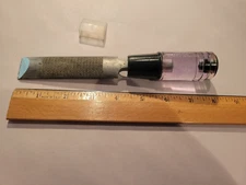 WOOD RASP - NICHOLSON 8" x 1" HALF ROUND  (MADE in USA) USA CLEAR HANDLE