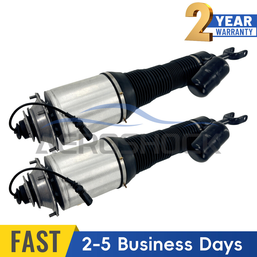 Pair Front Air Suspension Shock Struts For Bentley Continental Flying Spur GT