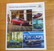 2019 HONDA HYBRID & ELECTRIC VEHICLES 20-page Original Sales Brochure