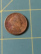 1956 Peru 10 Centavos Coin