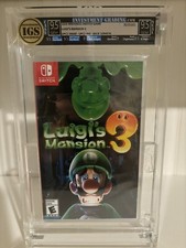 Luigi  s Mansion 3 Nintendo Switch IGS Graded      Not Wata VGA CGC 1st Print