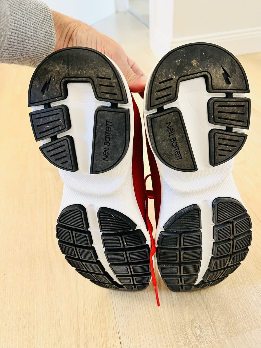 Shoes Neil Barrett Red Sneakers Nr 41 like New | eBay