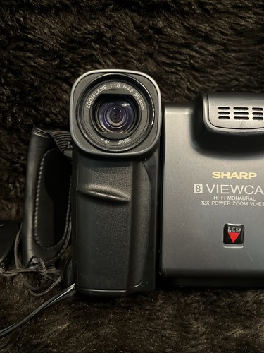 Genuine Sharp View Cam VL-E39U Hi8 Camcorder Hi-Fi Monaural 12 Power Zoom Tested - Picture 2 of 9