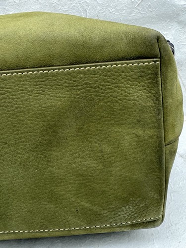 Borsa a tracolla Dooney & Bourke Medium Chiara in pelle nabuk oliva borsa hobo - Foto 8 di 24