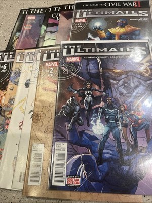 The Ultimates 1-12 FULL SET 2015 Vol 2 Marvel Comics 1st Print Ewing Rocafort