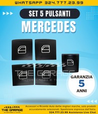 KIT Completo 5 Tasti per pulsantiera alzacristalli Mercedes Classe A W169 B ML