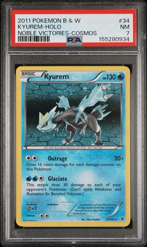 Kyurem graded PSA 7 for sale on eBay