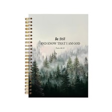 Christian Hardcover Spiral Notebook - Religious Bible Verse Prayer Quote02