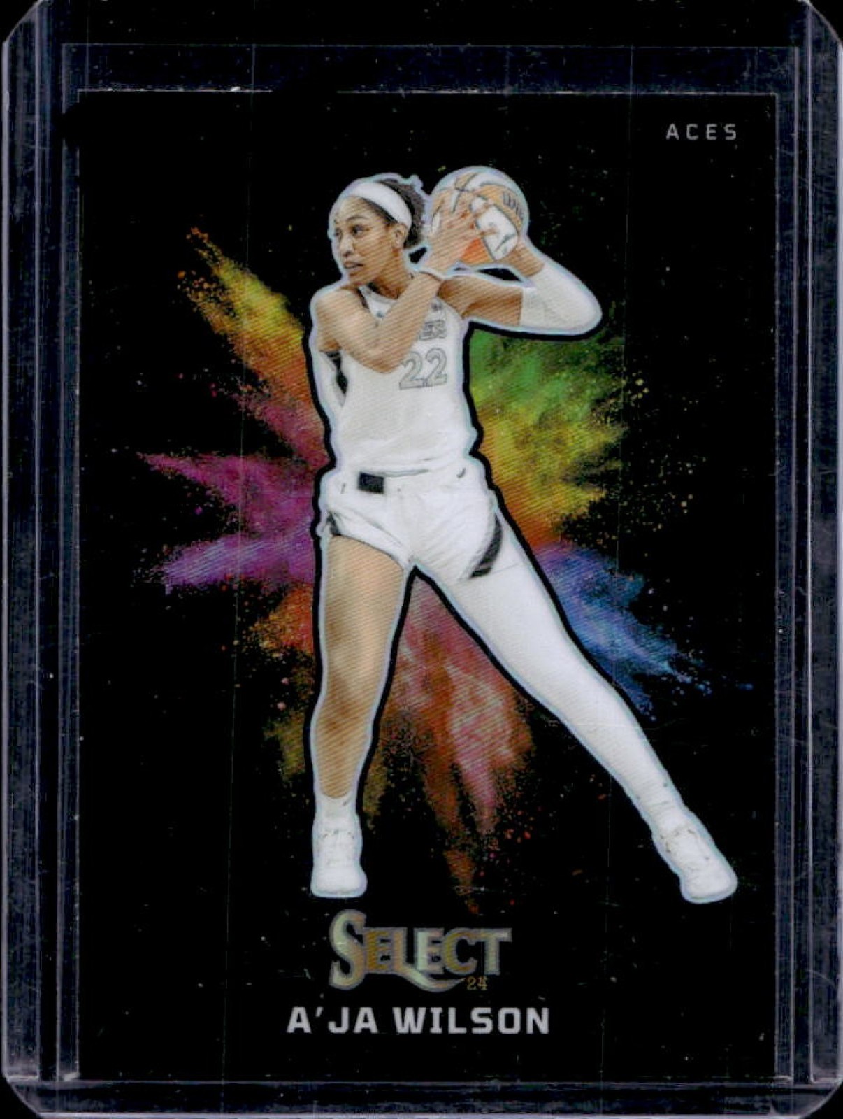 A'ja Wilson 2024 Select WNBA #7 Black Color Blast /(SSP) Price