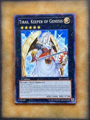 Yugioh Tiras, Keeper of Genesis BP01-EN029 Starfoil 1st Ed NM