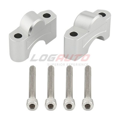 For Triumph Tiger Sport 660 2022+ Handlebar Riser Clamp Mount Adapter Silver CNC