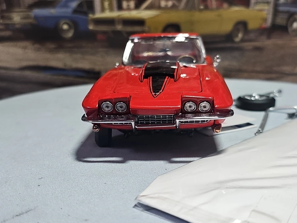 Franklin Mint 67 Corvette L-88 Convertible  Gold Box READ 📚 DESCRIPTION  - Image 4 of 4