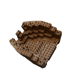 Large Brown Hull Stern 14 x 16 x 5 1/3 with Brown Top 2558/2559 Barracuda 6285