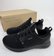 Kuru Atom Waterproof Womens 12 Shoes Black Sneakers Running Plantar Fasciitis