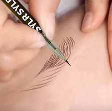 1pc 0.008mm Ultra Fine Waterproof Eyebrow Pen Long Lasting Brow Pencil - NEW