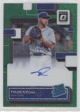 2022 Panini Donruss Optic Green Mojo Prizm 25/88 Tylor Megill #RRS-TM Auto 09su