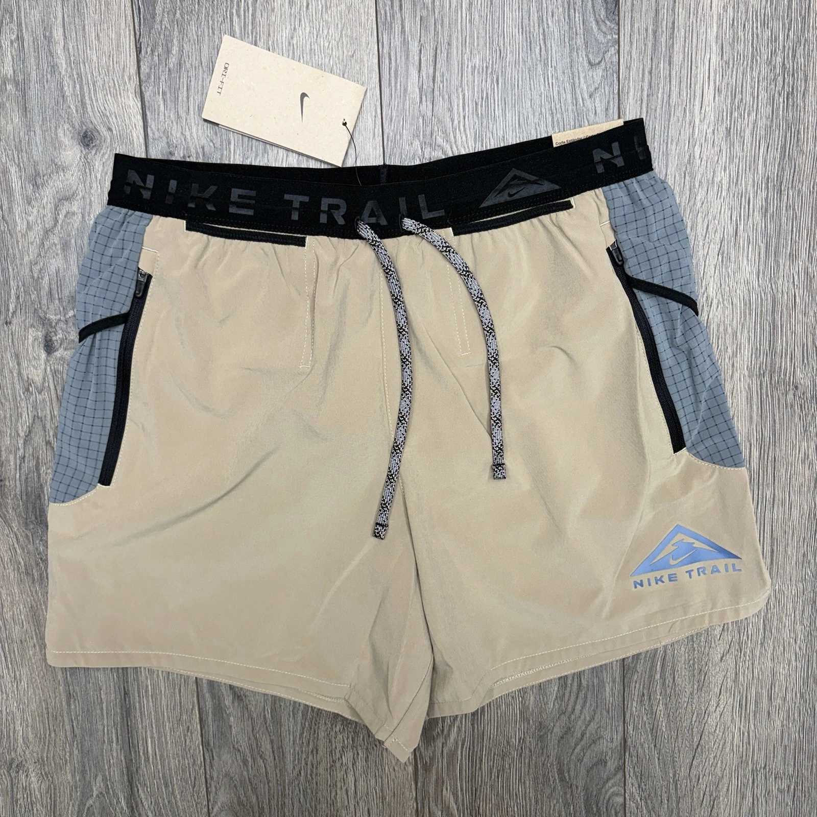 Nike Trail Running Shorts Size Small Mens Brown Black Dri Fit 5" Brief Lined
Opens in a new window o