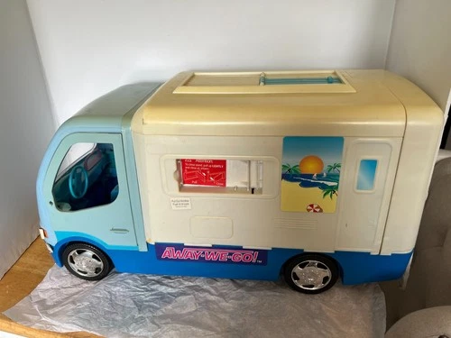 Vintage Rare Away We Go Motor Home Barbie Size Vehicle