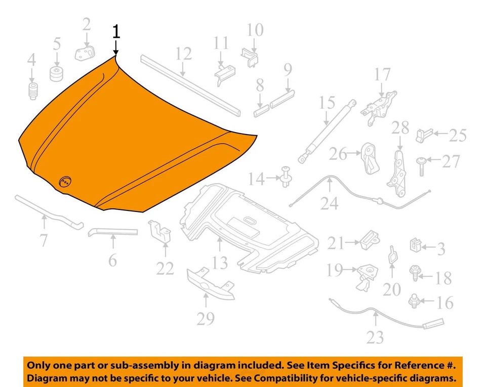 Capó BMW 335i Xdrive OEM NPIK9 Foto 3 de 4